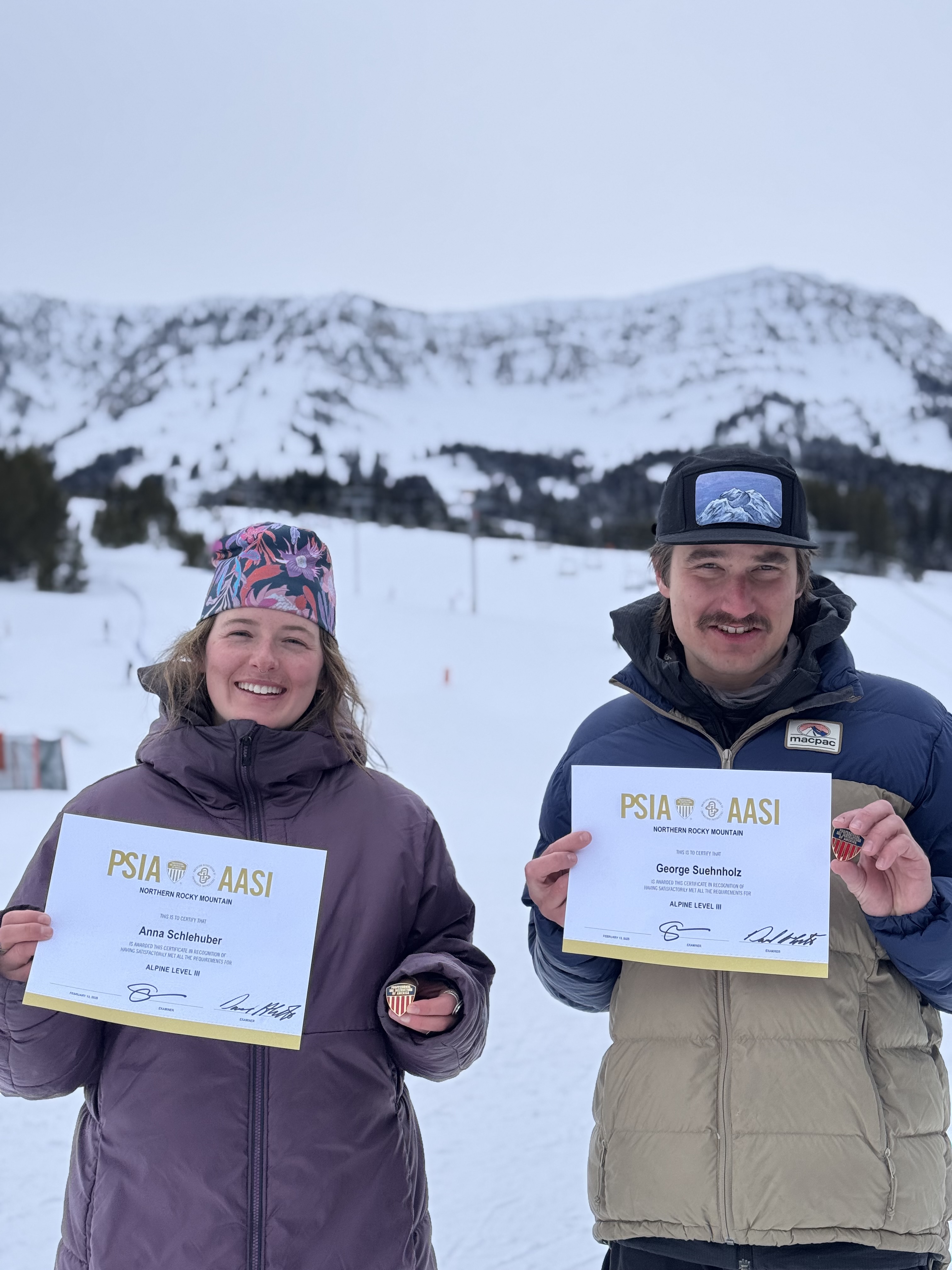 Alpine Level III certification celebration